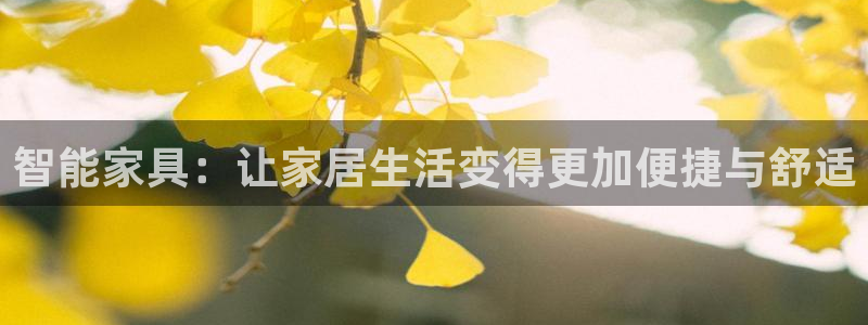 球盟会app最新地址在哪：智能家具：让家居生活变得更加便捷与