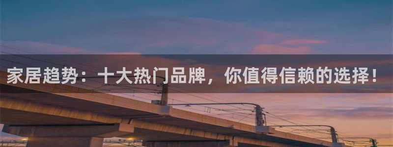 球盟会APP最新地址：家居趋势：十大热门品牌，你值得信赖的选